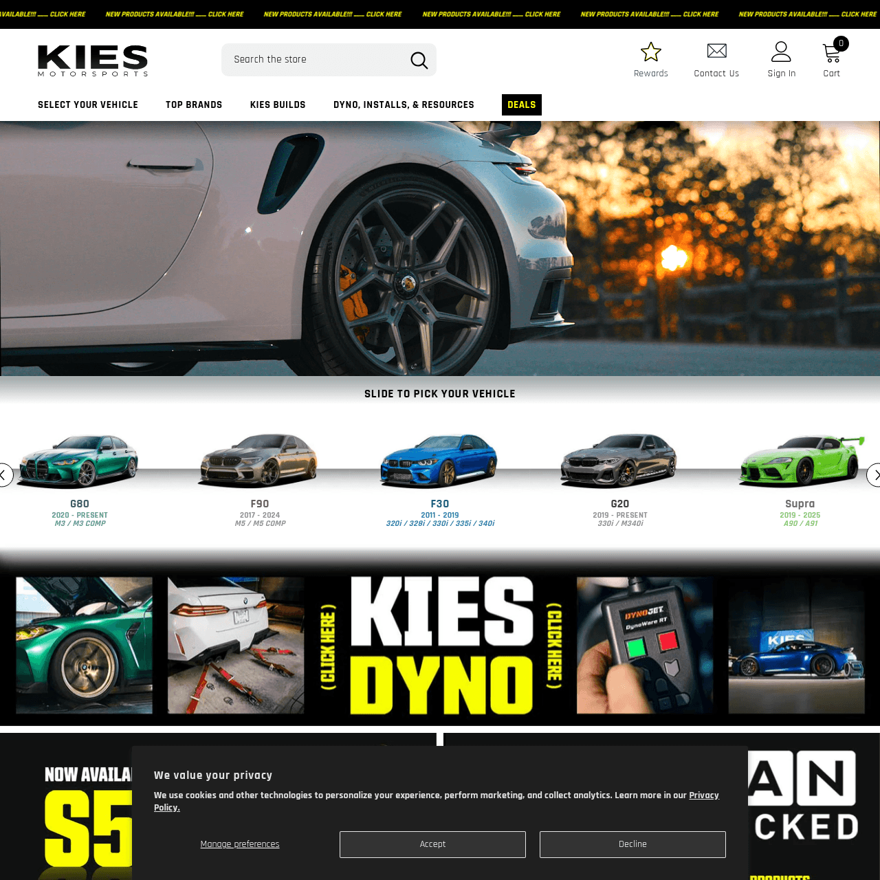 auto parts  shopify website